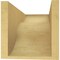 Ekena Millwork 8"W x 16"D x 8"H Wide Carmel Rough Cedar Woodgrain TimberThane Corbel, Primed Tan CORUR08X16X08CARRCPR - alternate 3
